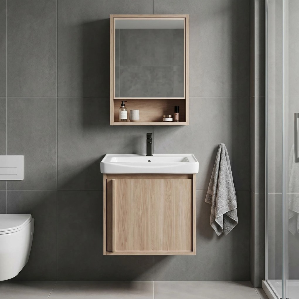 Set di mobili da bagno con lavabo Gama T25023 BXM 50CM