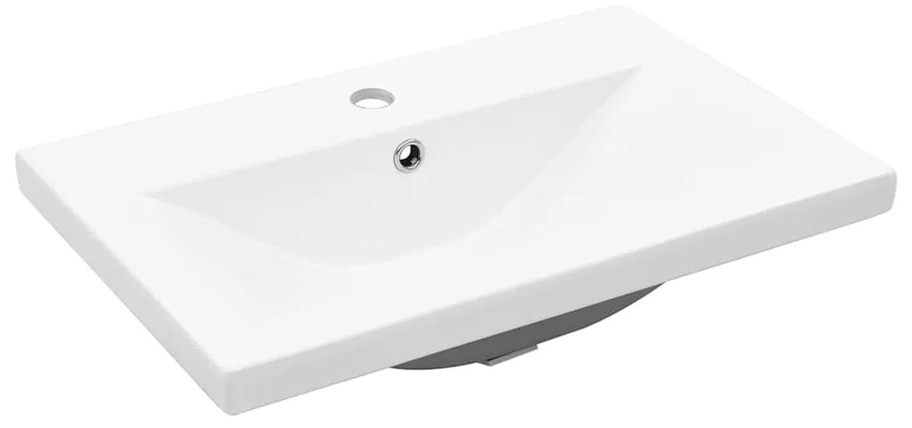 Mobile da bagno con lavabo integrato grigio cemento