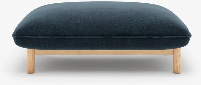 Pouf Ada in tessuto strutturato – 95x65x44 cm