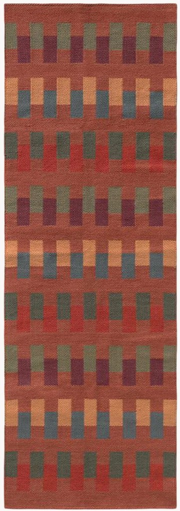 Tappeto in lana tessuto a mano Silent Geometry, varie misure