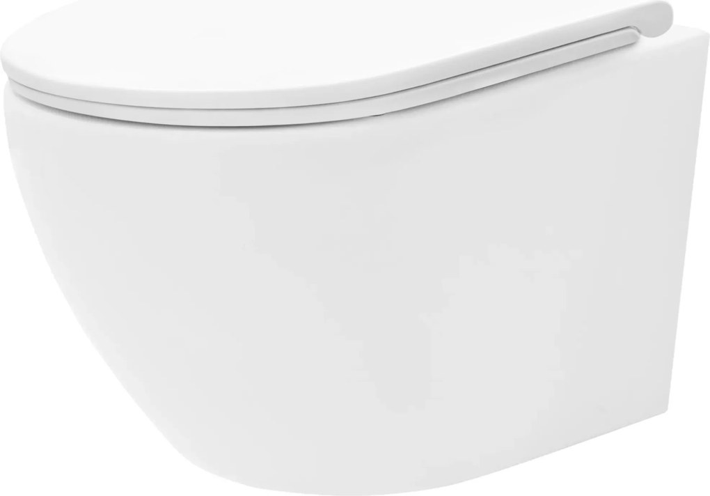 Vaso WC sospeso Rea Carlo Mini Tornado Rimless Flat Pro