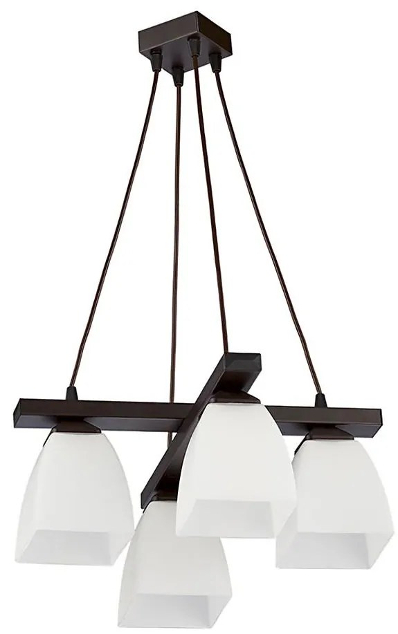 Jupiter 1112 - AB4 - Lampadario a sospensione ALBA 4xE27/60W/230V