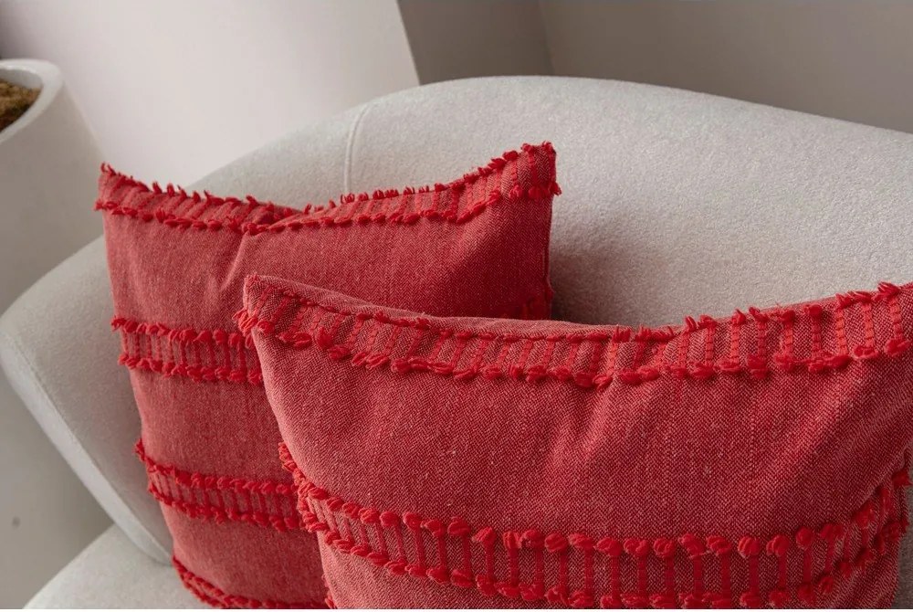 Federe decorative in set 2 pz 43x43 cm Tuffet – Mioli Decor