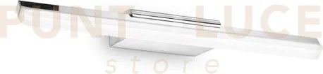 Riflesso applique da specchio ip54 led 3000k 10w 1250 lm cromo 42cm