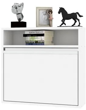 Tavolo da lavoro pieghevole OPTIMUM 60x64 cm bianco