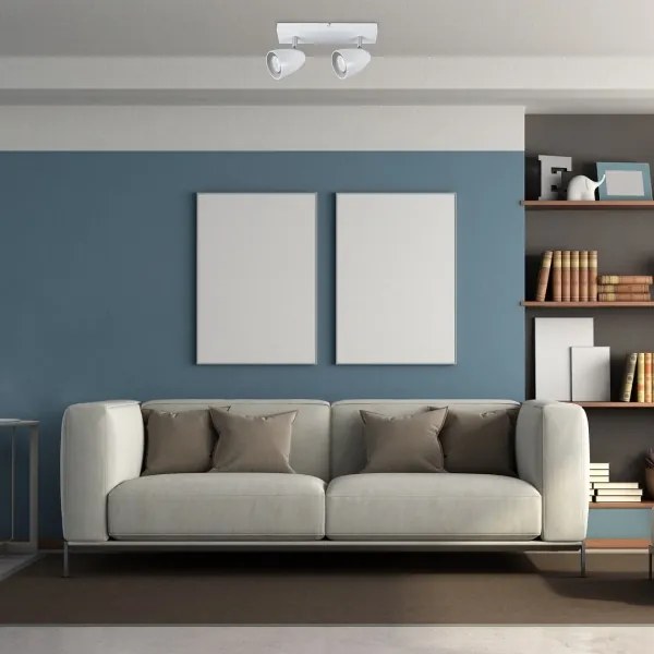 Rabalux 73018 - Faretto PERICO 2xGU10/5W/230V bianco