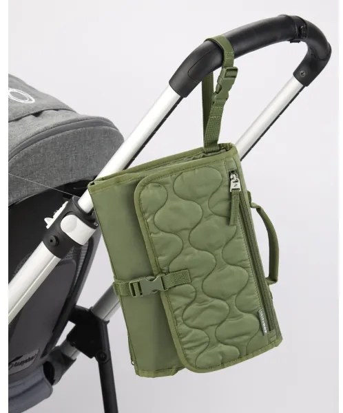 Skip Hop - Fasciatoio da viaggio e borsa 2in1 PRONTO verde