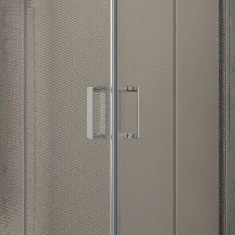 Box doccia angolo 90x90 satinato altezza 180cm modello K410 - KAMALU