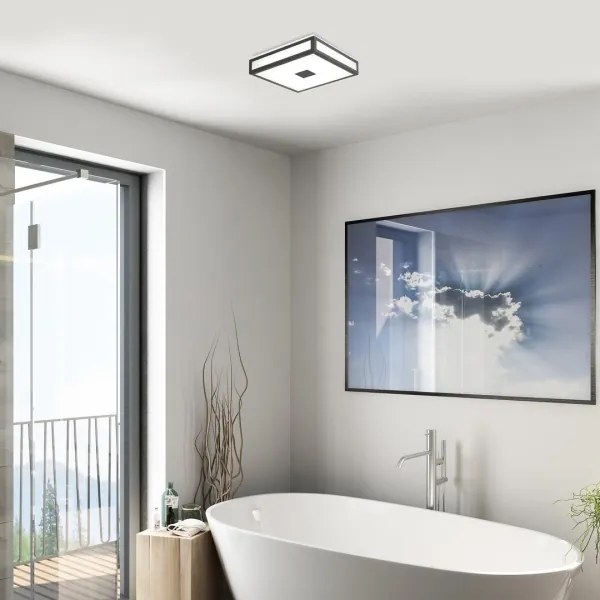 Rabalux 75031 - Plafoniera LED da bagno ZOYA LED/18W/230V IP44 nera