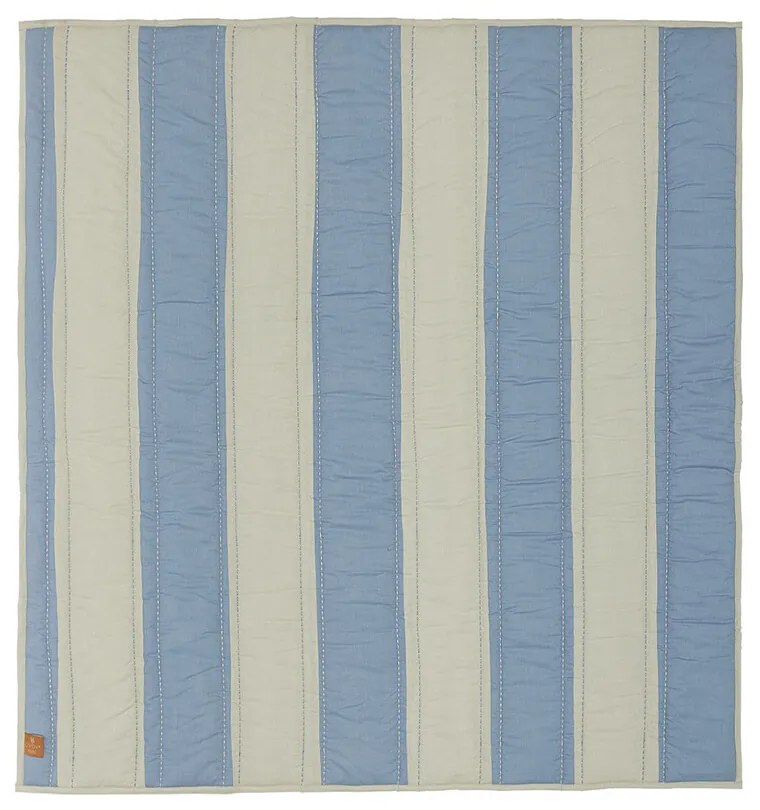 OYOY Living Design - Striped Quilted Copriletto Blu/Clay OYOY Living Design