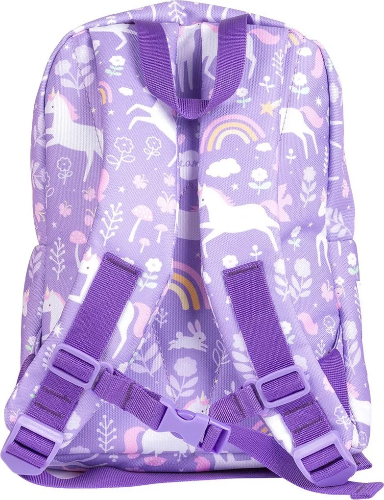 A Little Lovely Company - zainetto piccolo - unicorni e arcobaleno