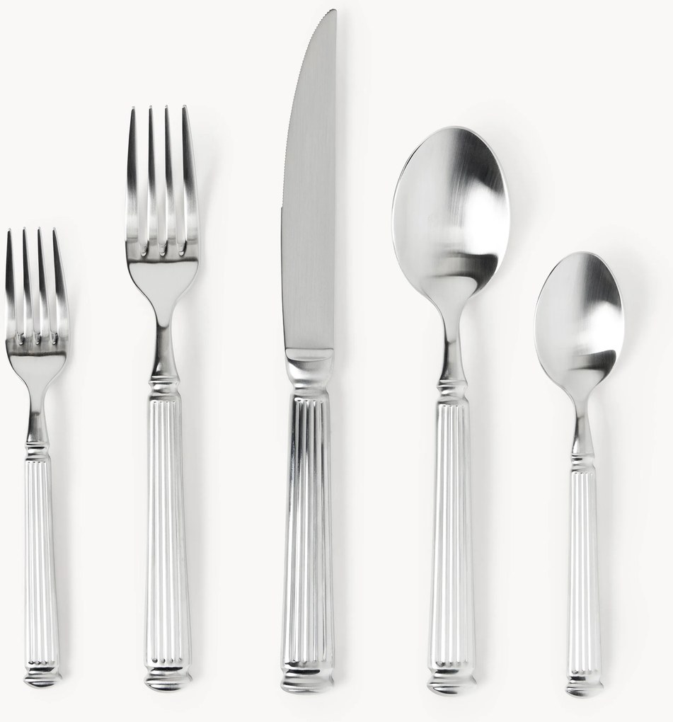Set di posate spazzolate Rick, varie misure