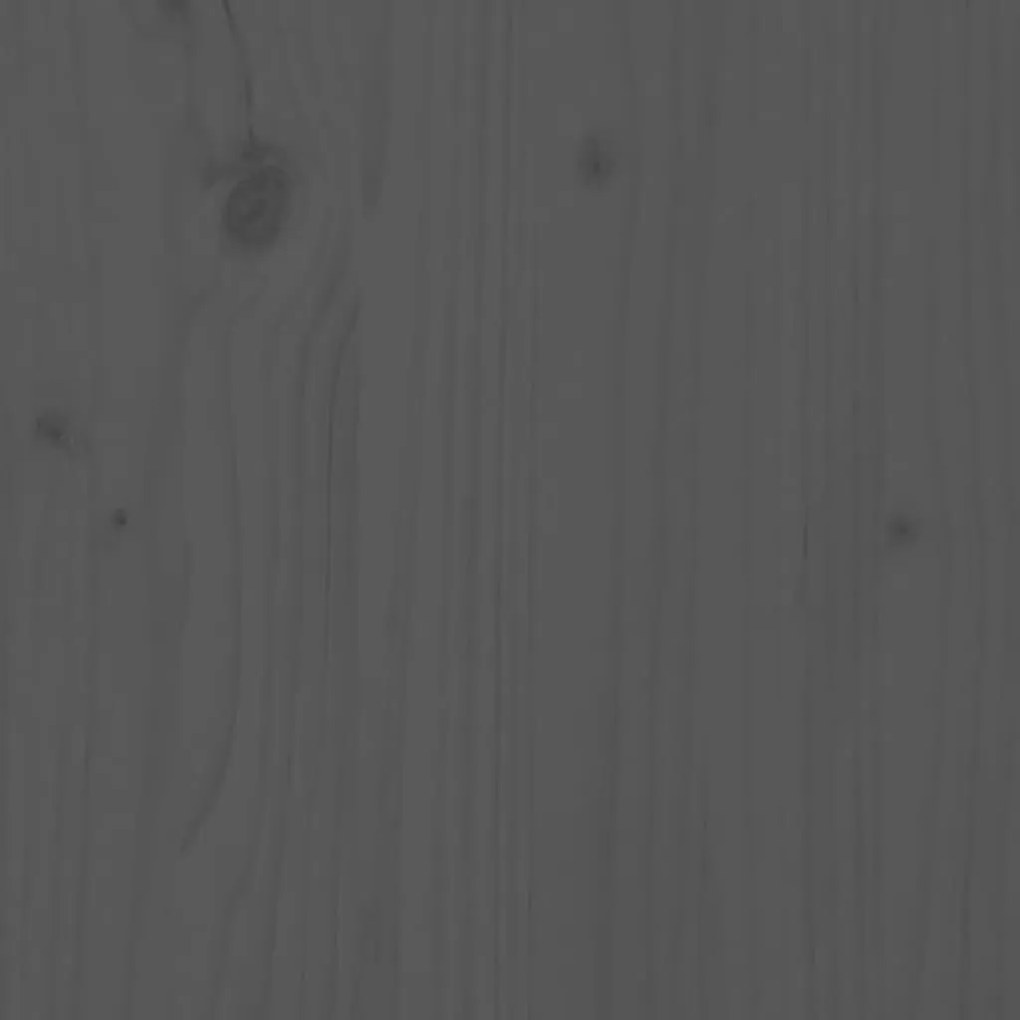 Giroletto grigio in legno massello di pino 140x190 cm