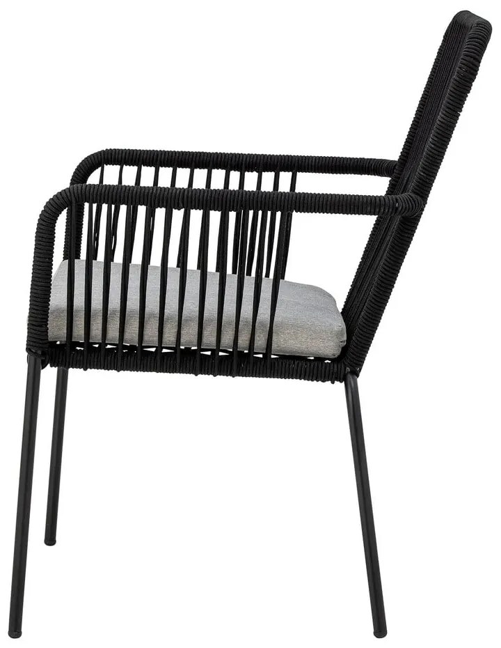 Sedie da pranzo nere in un set di 2 Santino - Bloomingville