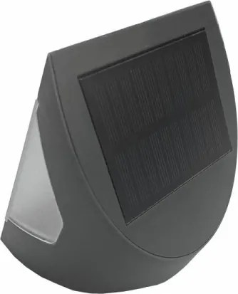 Lampada da parete solare con sensore LED/3W/3,7V 1200 mAh IP54 antracite