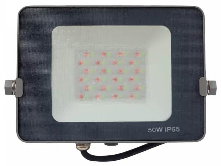 Faro LED 50W RGB, IP65, OSRAM chip LED Colore RGBW