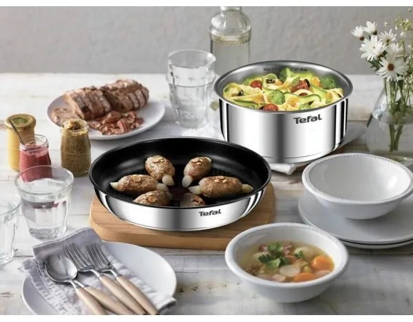 Tefal - Set pentole 5 pz INGENIO EMOTION acciaio inox