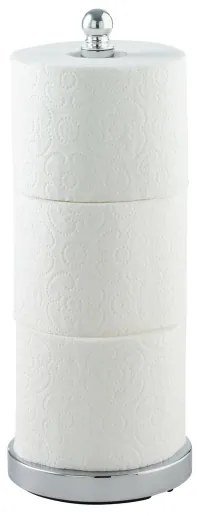 WENKO 16878100 - Portarotolo per carta igienica VITERBO 14x35 cm argento