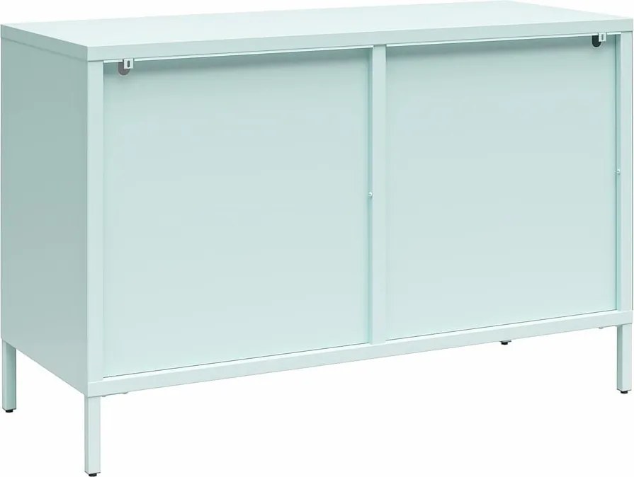 Vetrina in metallo azzurra 100x64x40 cm Luna - Støraa