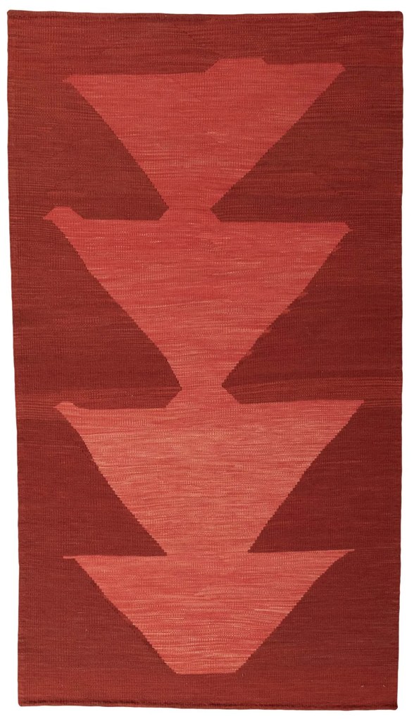 Kilim Tappeto persiano 130x220 Rosso (Iran) Tessuto A Mano