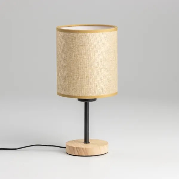 Brilagi - Lampada da tavolo NUBILA WOOD 1xE27/25W/230V quercia/marrone chiaro