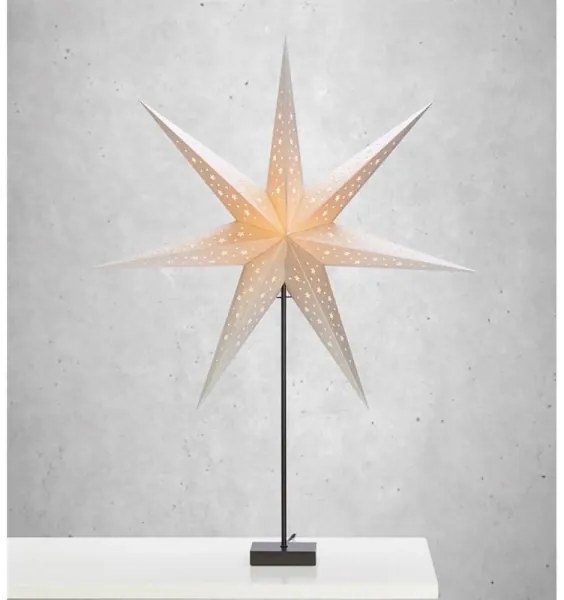 Markslöjd 704453 - Decorazione natalizia SOLVALLA 1xE14/25W/230V argento 1m