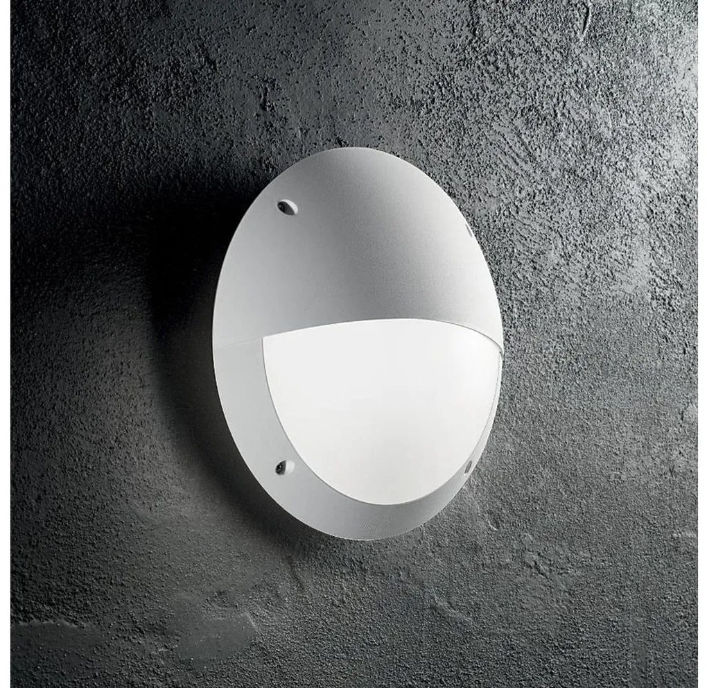 Ideal Lux - Lampada da lavoro 1xE27/23W/230V IP66 bianco
