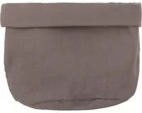 Cestino cucina 18 cm tortora in cotone Slub