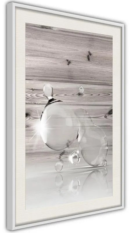 Poster  Joined Bubbles  Cornice Quadri Cornice nera con pass-partout, Larghezza x Altezza Home decor 30x45