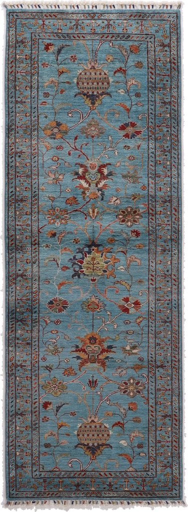 Samarkand Tappeto 240x90 (Afghanistan) Annodato A Mano