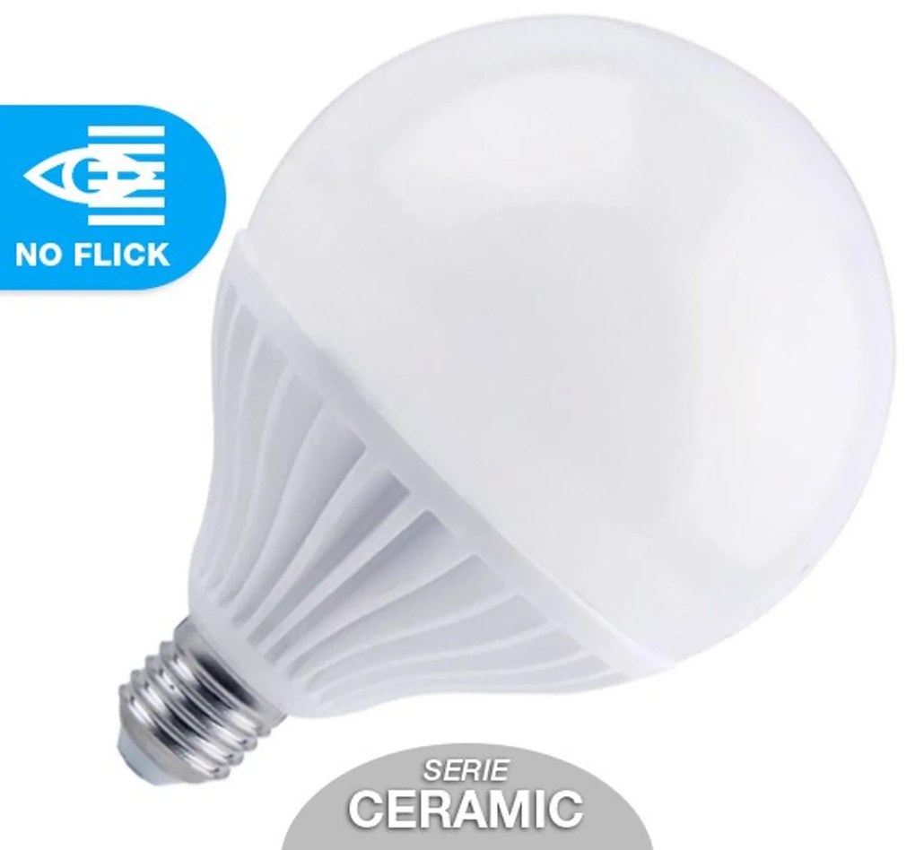 Lampada LED Globo E27 35W Ceramic 125lm/W No Flickering Colore Bianco Naturale 4.000K