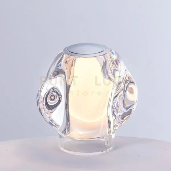 Ciottolo lampada da tavolo ricaricabile a led 2w 170 lm 3000k d.10...