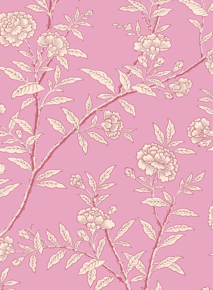 Cole & Son Carta da parati Roseberry - Fuchsia