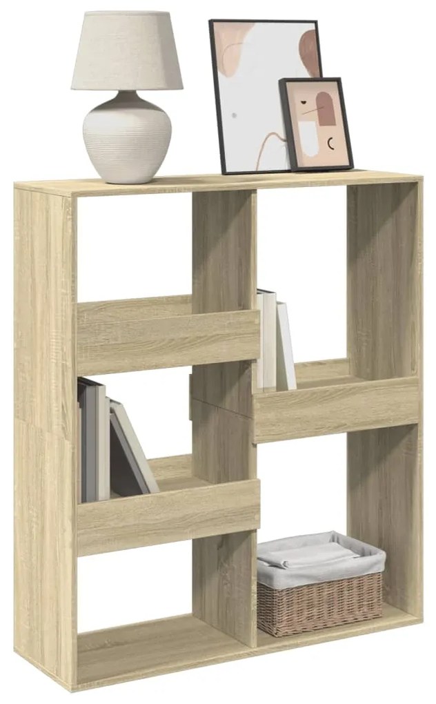 Libreria/divisorio rovere sonoma 100x33x115 cm