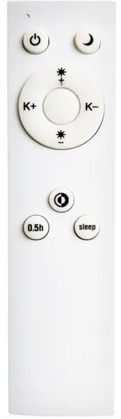 Top Lampada - Plafoniera LED dimmerabile LED/51W/230V + +TC nero/marrone