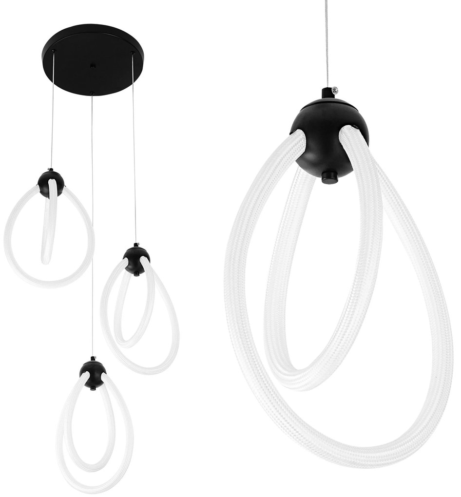 Lampada LED G022-3CPR Black