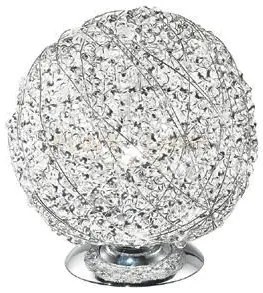 Lume astra in alluminio cromo 1 luce attacco e27 20x20x21cm allumin...