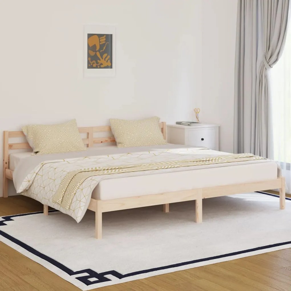 Giroletto İn Legno Massello Di Pino 200x200 Cm /