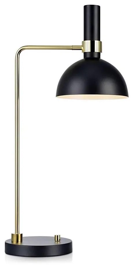 Markslöjd 106973 - Lampada da tavolo dimmerabile LARRY 1xE27/60W/230V nero/oro