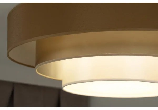 Duolla - Plafoniera LED LUNETA LED/26W/230V diametro 60 cm 4000K marrone/oro