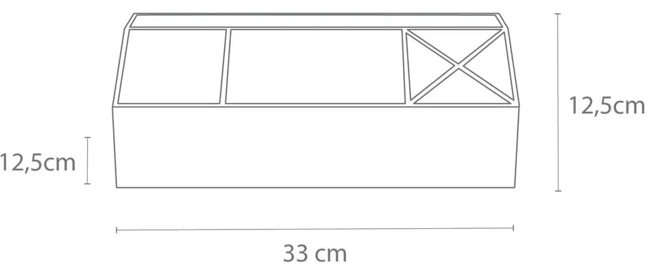 Organizer verde in cartone per cancelleria Elisa Canvas Paper Laminate – Bigso