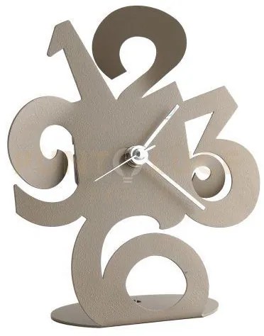 Bomboniera orologio plink sabbia in ferro 13x17cmh