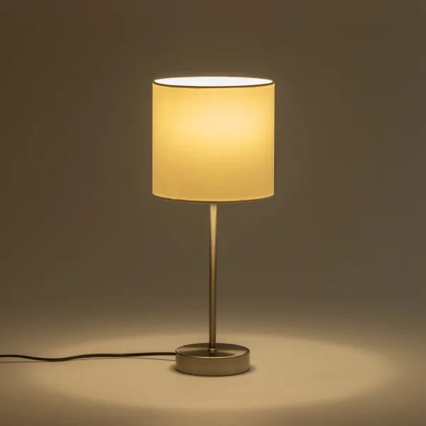 Lampada da tavolo LED 1xE14/5W/230V bianco/cromo satinato