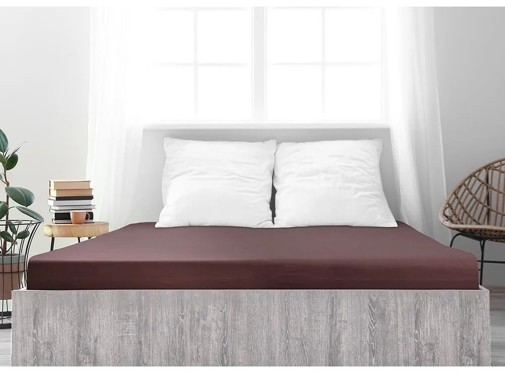 Lenzuolo marrone scuro 180x200 cm - B.E.S.