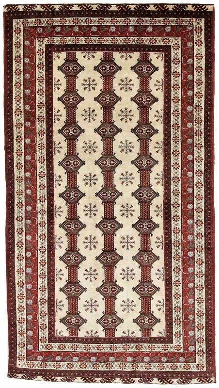 Beluch Tappeto persiano 220 x 120 Beige (Iran) Annodato A Mano