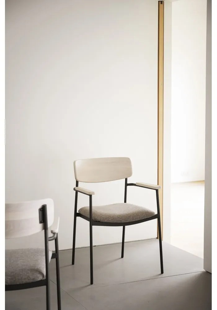 Sedie da pranzo in colore beige-naturale in set da 2 Maymont - Rowico