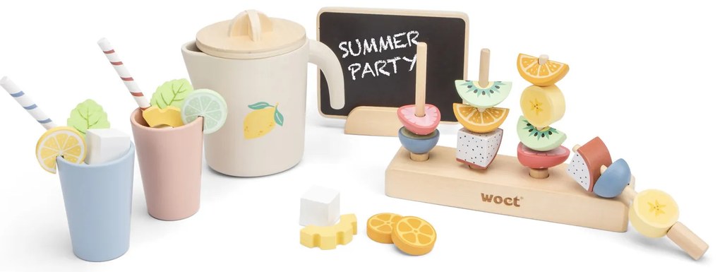 Set da gioco in legno - festa estiva