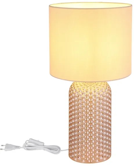 Globo 21735CH - Lampada da tavolo SOFIA 1xE27/60W/230V beige