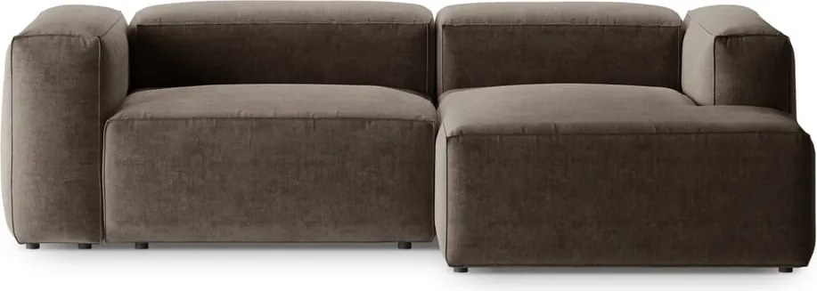 Divano angolare marrone (con penisola a destra/con chaise lounge) Bergamo – Cosmopolitan Design