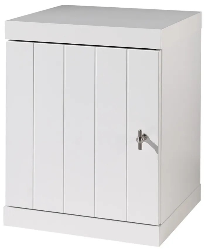 Comodino bianco per bambini, larghezza 44 cm Robin - Vipack